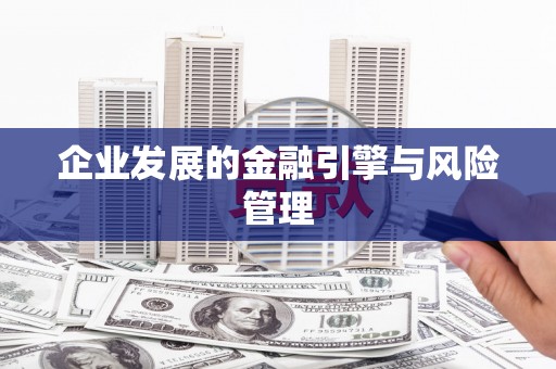 叶县企业发展的金融引擎与风险管理