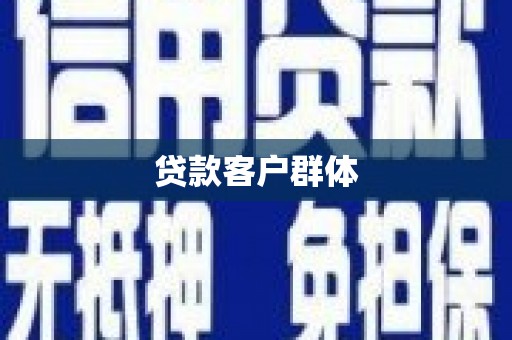 叶县贷款客户群体