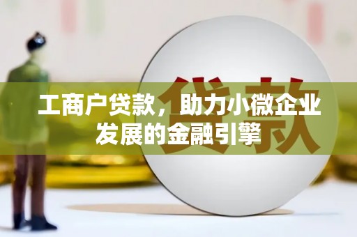 叶县工商户贷款，助力小微企业发展的金融引擎
