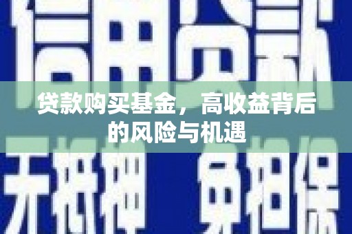 叶县贷款购买基金，高收益背后的风险与机遇