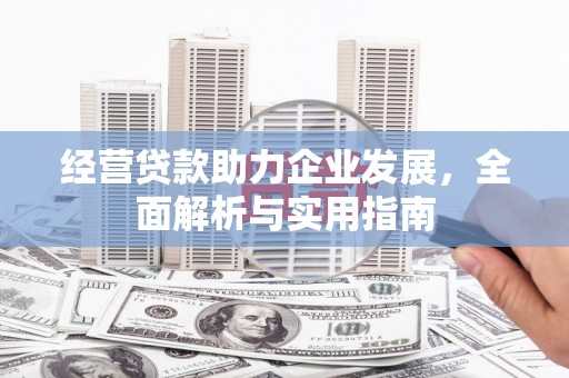 叶县经营贷款助力企业发展，全面解析与实用指南