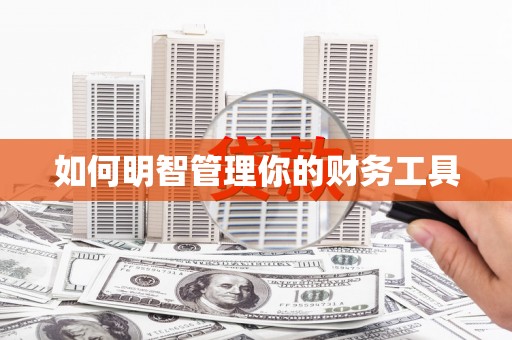 叶县如何明智管理你的财务工具