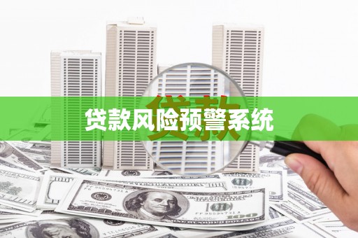 叶县贷款风险预警系统