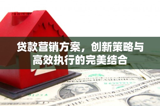 叶县贷款营销方案，创新策略与高效执行的完美结合