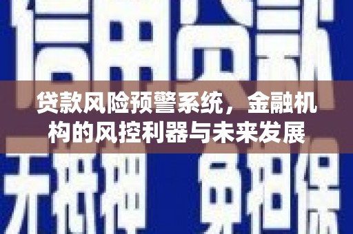 叶县贷款风险预警系统，金融机构的风控利器与未来发展