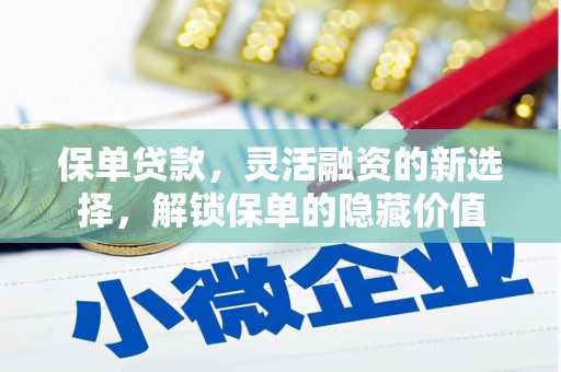 叶县保单贷款，灵活融资的新选择，解锁保单的隐藏价值
