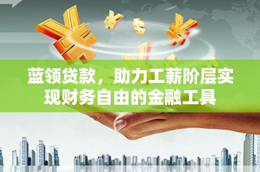 叶县蓝领贷款，助力工薪阶层实现财务自由的金融工具