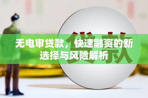 叶县无电审贷款，快速融资的新选择与风险解析