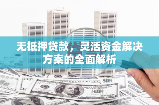 叶县无抵押贷款，灵活资金解决方案的全面解析