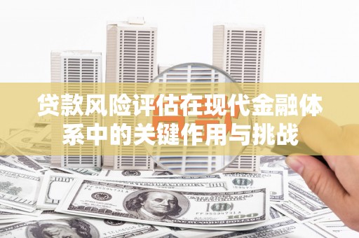 叶县贷款风险评估在现代金融体系中的关键作用与挑战