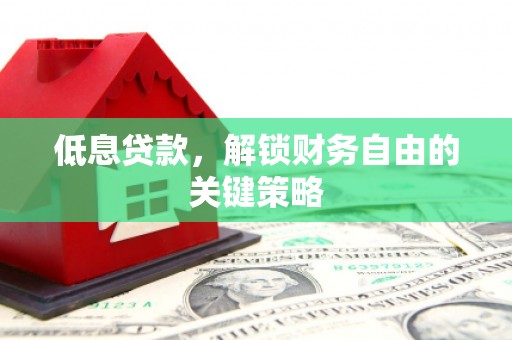 叶县低息贷款，解锁财务自由的关键策略