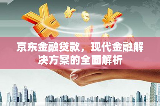 叶县京东金融贷款，现代金融解决方案的全面解析
