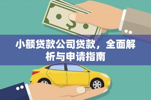 叶县小额贷款公司贷款，全面解析与申请指南