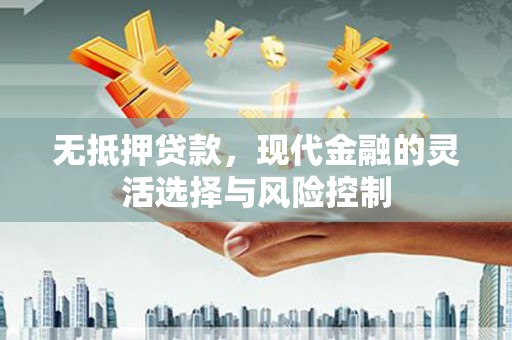 叶县无抵押贷款，现代金融的灵活选择与风险控制