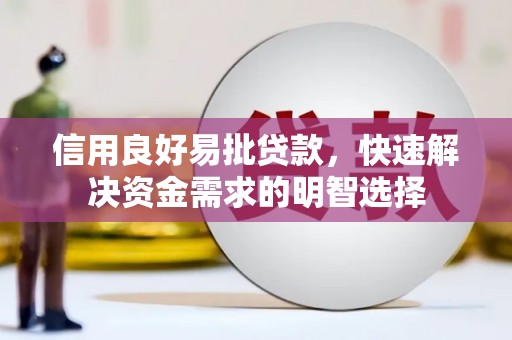 叶县信用良好易批贷款，快速解决资金需求的明智选择