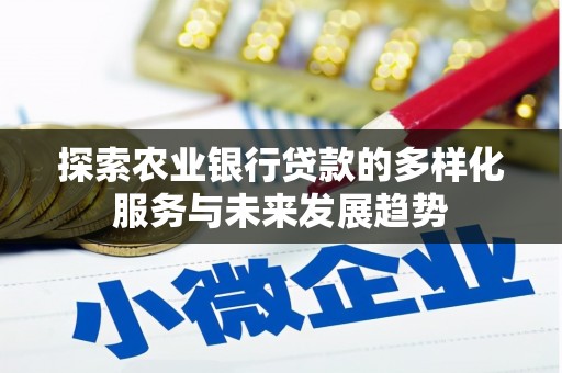 叶县探索农业银行贷款的多样化服务与未来发展趋势