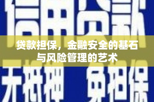 叶县贷款担保，金融安全的基石与风险管理的艺术