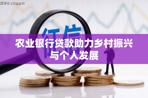 叶县农业银行贷款助力乡村振兴与个人发展