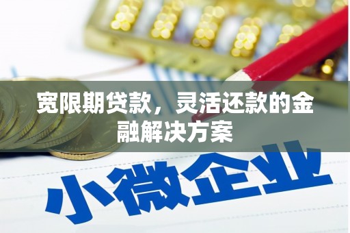 叶县宽限期贷款，灵活还款的金融解决方案
