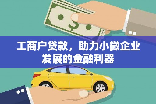 叶县工商户贷款，助力小微企业发展的金融利器