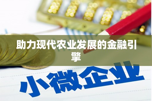 叶县助力现代农业发展的金融引擎