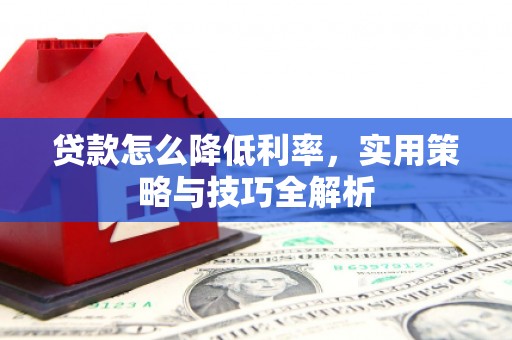 叶县贷款怎么降低利率，实用策略与技巧全解析