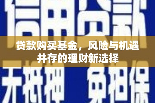 叶县贷款购买基金，风险与机遇并存的理财新选择