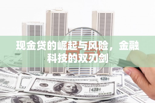 叶县现金贷的崛起与风险，金融科技的双刃剑