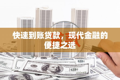 叶县快速到账贷款，现代金融的便捷之选
