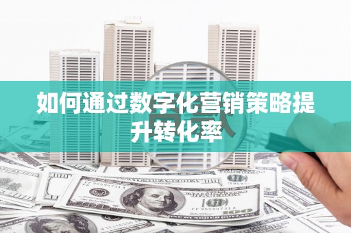 叶县如何通过数字化营销策略提升转化率