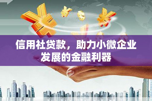叶县信用社贷款，助力小微企业发展的金融利器