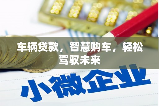 叶县车辆贷款，智慧购车，轻松驾驭未来
