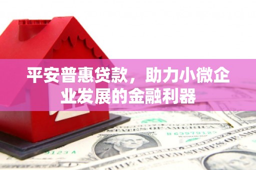 叶县平安普惠贷款，助力小微企业发展的金融利器