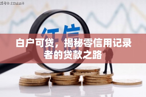 叶县白户可贷，揭秘零信用记录者的贷款之路