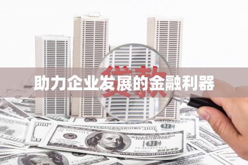 叶县助力企业发展的金融利器