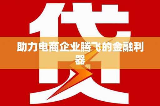 叶县助力电商企业腾飞的金融利器