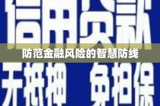 叶县防范金融风险的智慧防线