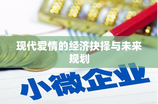 叶县现代爱情的经济抉择与未来规划