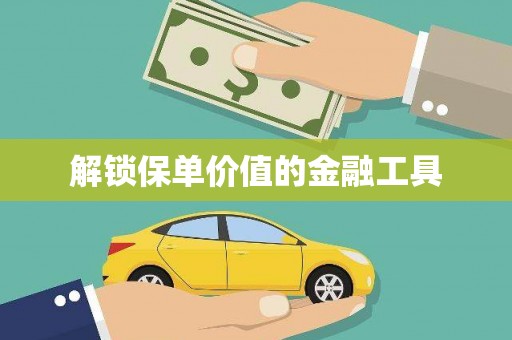 叶县解锁保单价值的金融工具