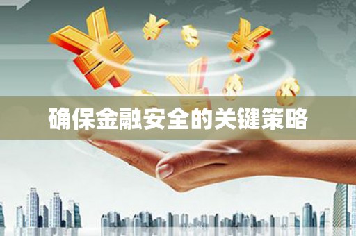叶县确保金融安全的关键策略